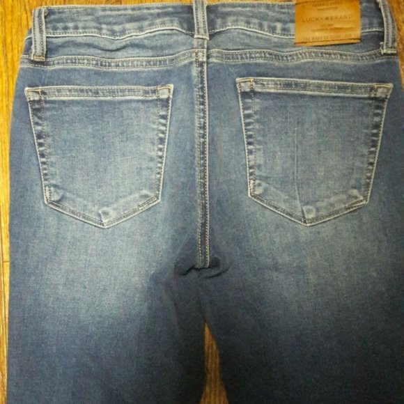 Lucky Brand Lolita Skinny Size 2/26 Stretch Blue Jeans Low Rise - Picture 5 of 6